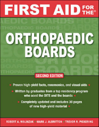 First Aid for the Orthopaedic Boards, 2nd ed.