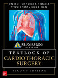 Johns Hopkins Textbook of Cardiothoracic Surgery,2nd ed.