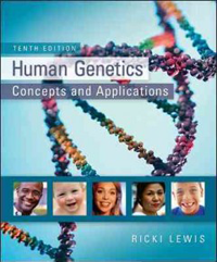 Human Genetics, 10th ed.- Concepts & Applications