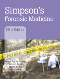Simpson's Forensic Medicine, 13th ed.,Hardcover
