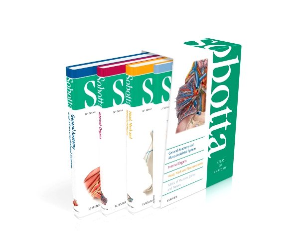 Sobotta Atlas of Anatomy, Package, 16th ed.English/Latin (Vol.1:General Anatomy & Musculosk.SystemVol.2:Internal Organs, Vol.3:Head, Heck & Neuroanatomy,:Tables of Muscles, Joints & Nerves)