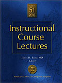 Instructional Course Lectures, Vol.51 (2002)- With Index for 1998-2002 (With CD-ROM)