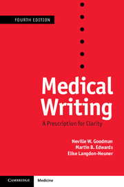 Medical Writing, 4th ed.- A Prescription for Clarity