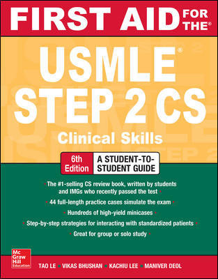 First Aid for the USMLE Step 2 CS, 6th ed.- Clinical Skills