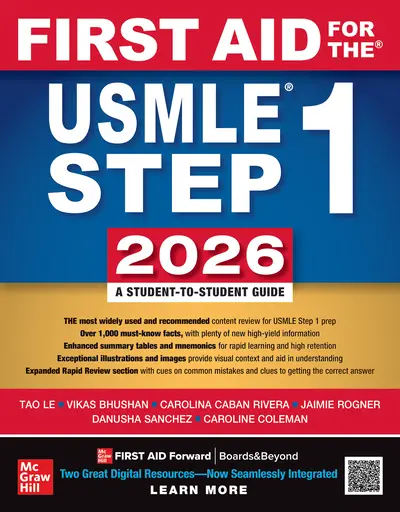 First Aid for the USMLE Step 1, 2026 (36th ed.)