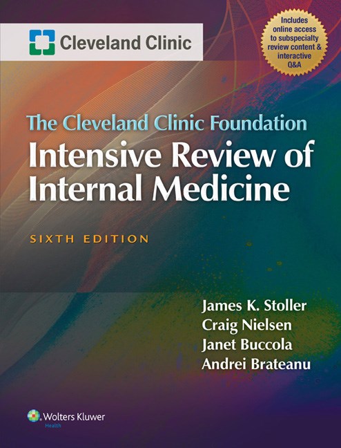 Cleveland Clinic Foundation Intensive Review ofInternal Medicine, 6th ed.