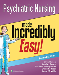 Psychiatric Nursing Made Incredibly Easy!, 2nd ed.