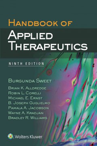 Handbook of Applied Therapeutics, 9th ed.