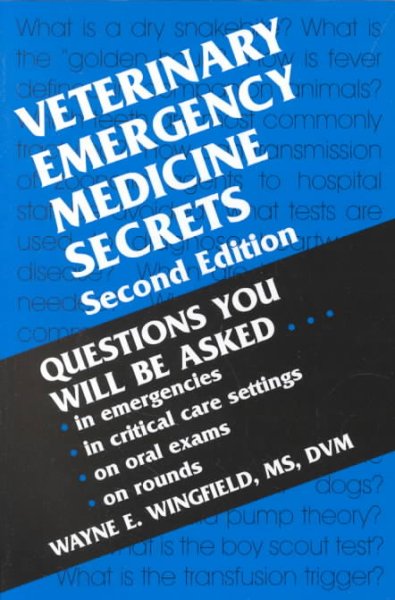 Veterinary Emergency Medicine Secrets, 2nd ed.