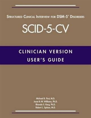 Structured Clinical Interview for DSM-5 Disordes(SCID-5-CV), Clinical Version