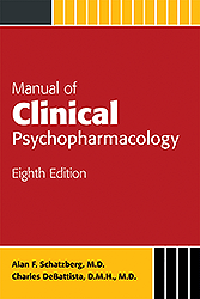 Manual of Clinical Psychopharmacology, 8th ed.