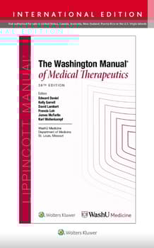 Washington Manual of Medical Therapeutics, 38th ed.(Int'l ed.)
