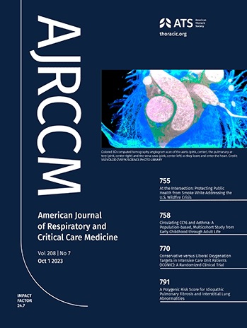 American Journal of Respiratory and CriticalCare Medicine