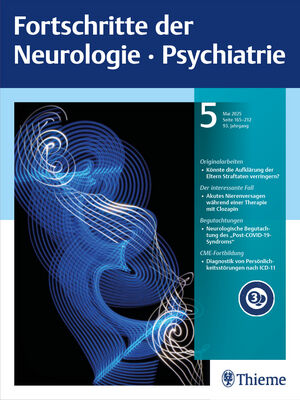 Fortschritte Der Neurologie, Psychiatrie