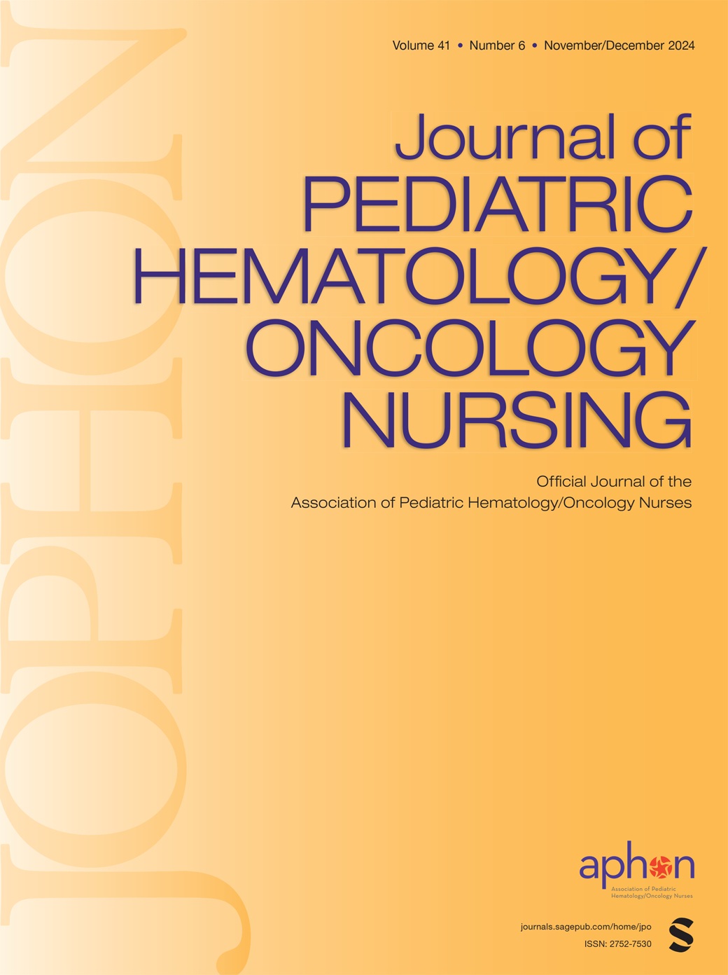 Journal of Pediatric Hematology/Oncology Nursing