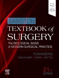 Sabiston Textbook of Surgery, 21st ed.- Biological Basis of Modern Surgical Practice
