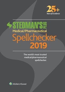 CD-ROM Stedman's Plus Medical/PharmaceuticalSpellchecker 2019 (Standard), 27th ed.