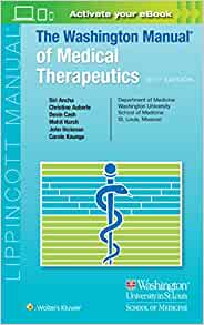 Washington Manual of Medical Therapeutics, 37th ed.