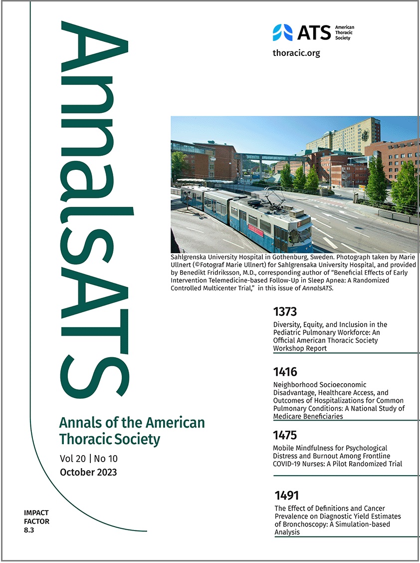 Annals of American Thoracic SocietyFormerly "Proceedings of American Thoracic Soc"