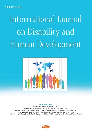 International Journal on Disability and HumanDevelopment