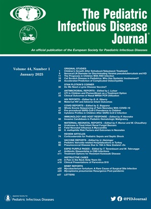 Pediatric Infectious Disease Journal