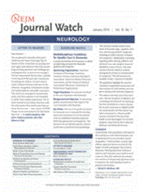 NEJM Journal Watch: Neurology